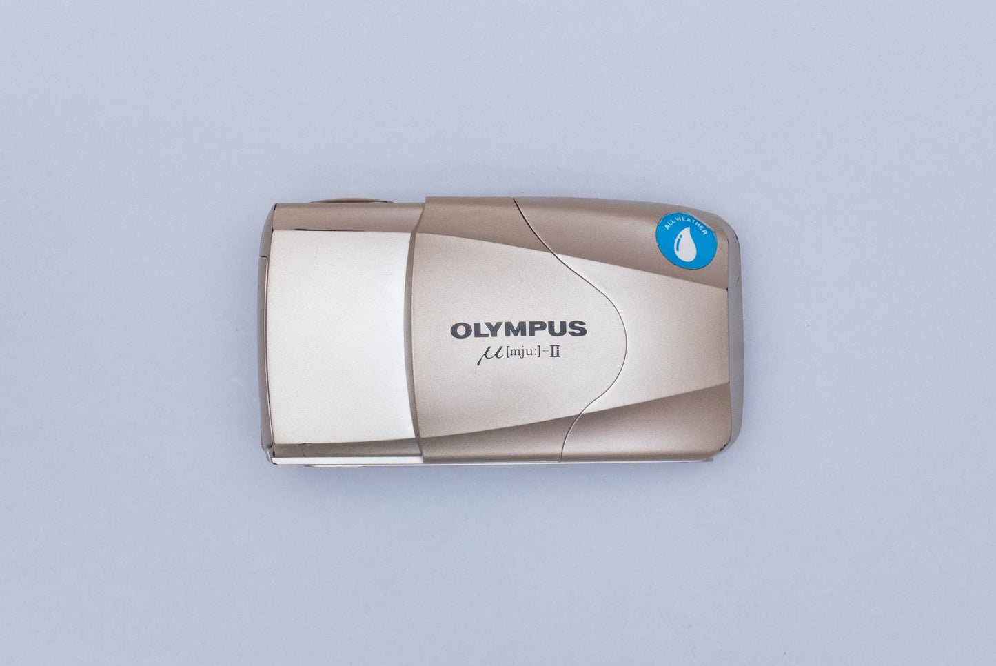 Olympus µ[mju:] Mju II Stylus Epic QD 35mm Compact Film Camera Champagne