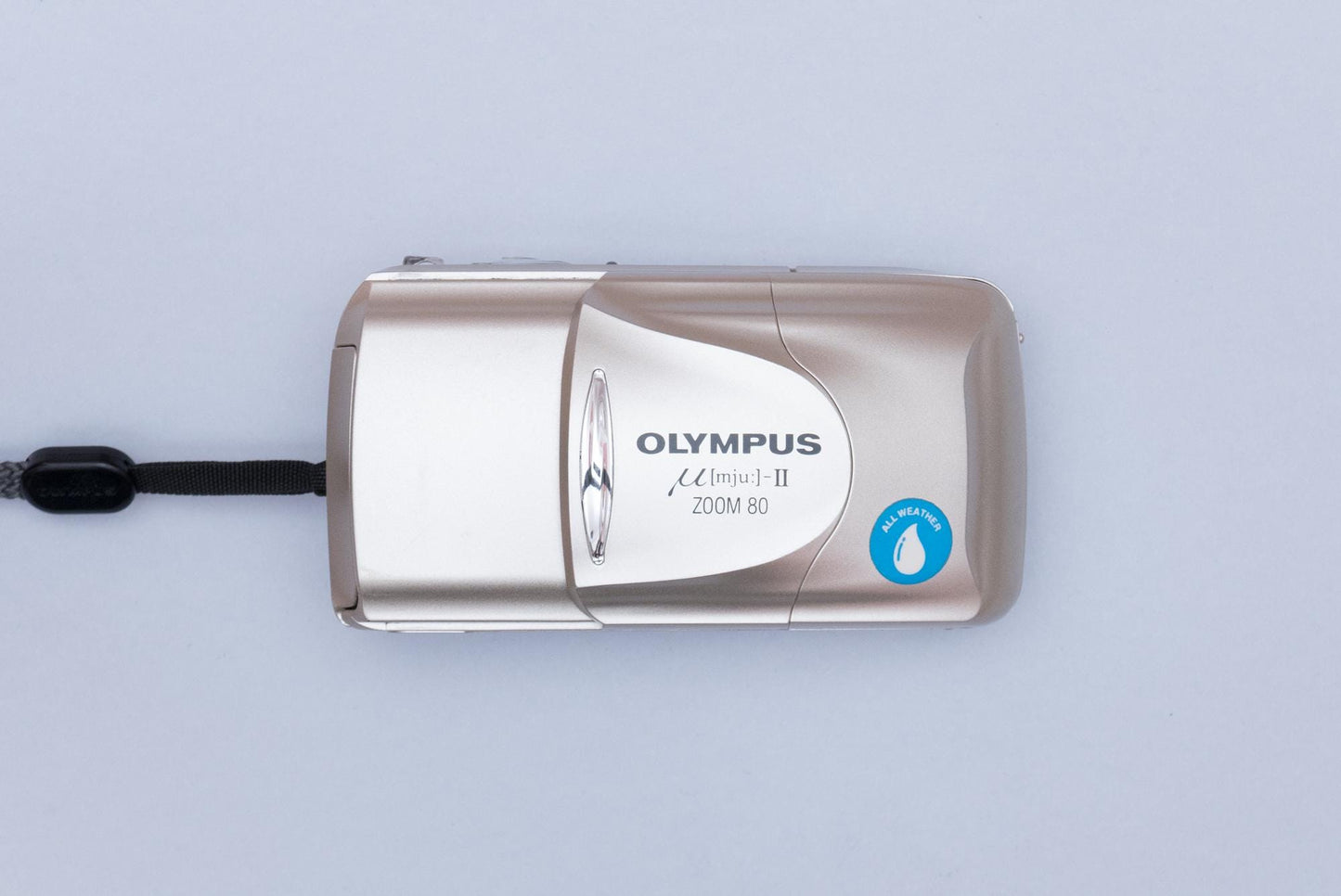 Olympus µ[mju:] Mju II Zoom 80 Stylus QD Champagne 35mm Compact Film Camera