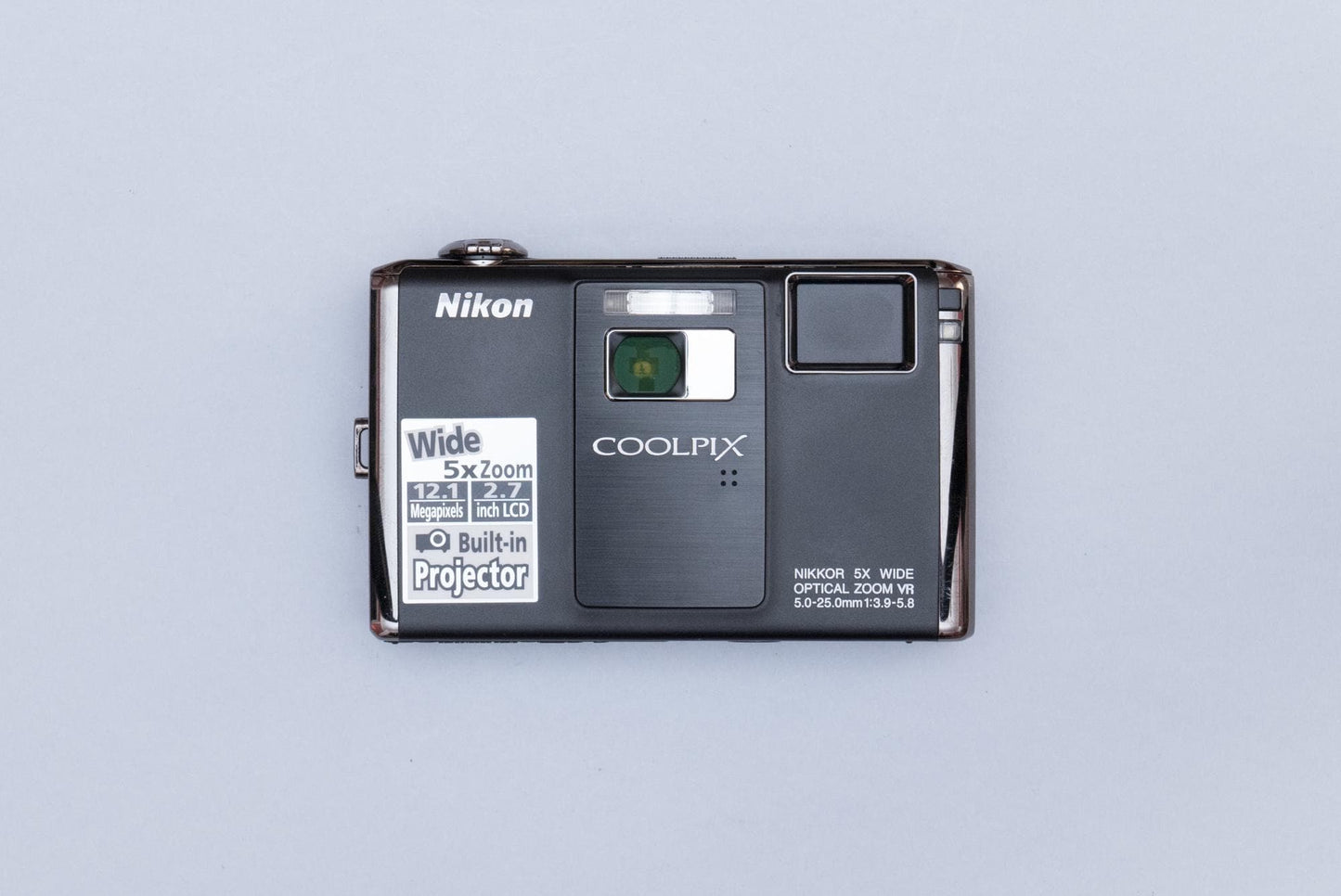 Nikon Coolpix S1000pj Projector Compact Digital Camera (Black)