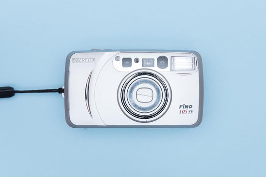 Samsung Fino Zoom 105 SE Compact 35mm Point and Shoot Film Camera