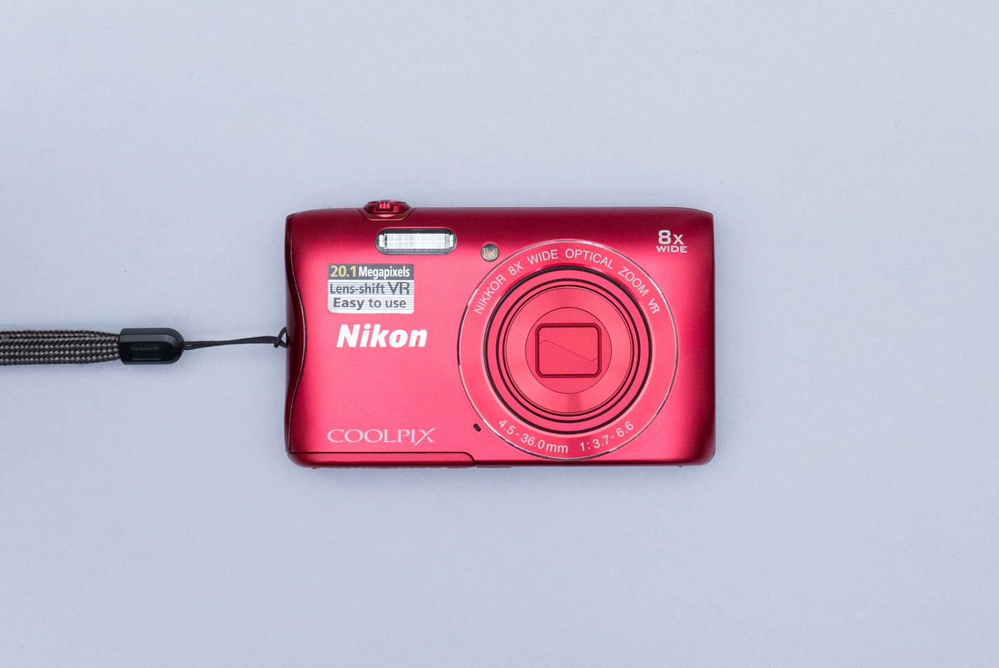 Nikon Coolpix S3700 Compact Y2K Digital Camera