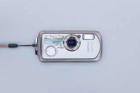 Pentax Optio WP Compact Y2K CCD Digital Camera 2000s Digicam