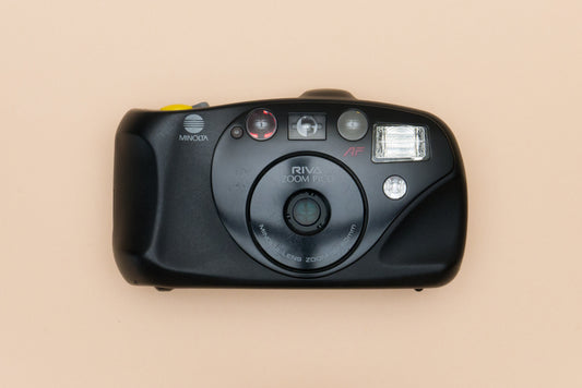 Minolta Riva Zoom Pico Compact 35mm Point and Shoot Film Camera