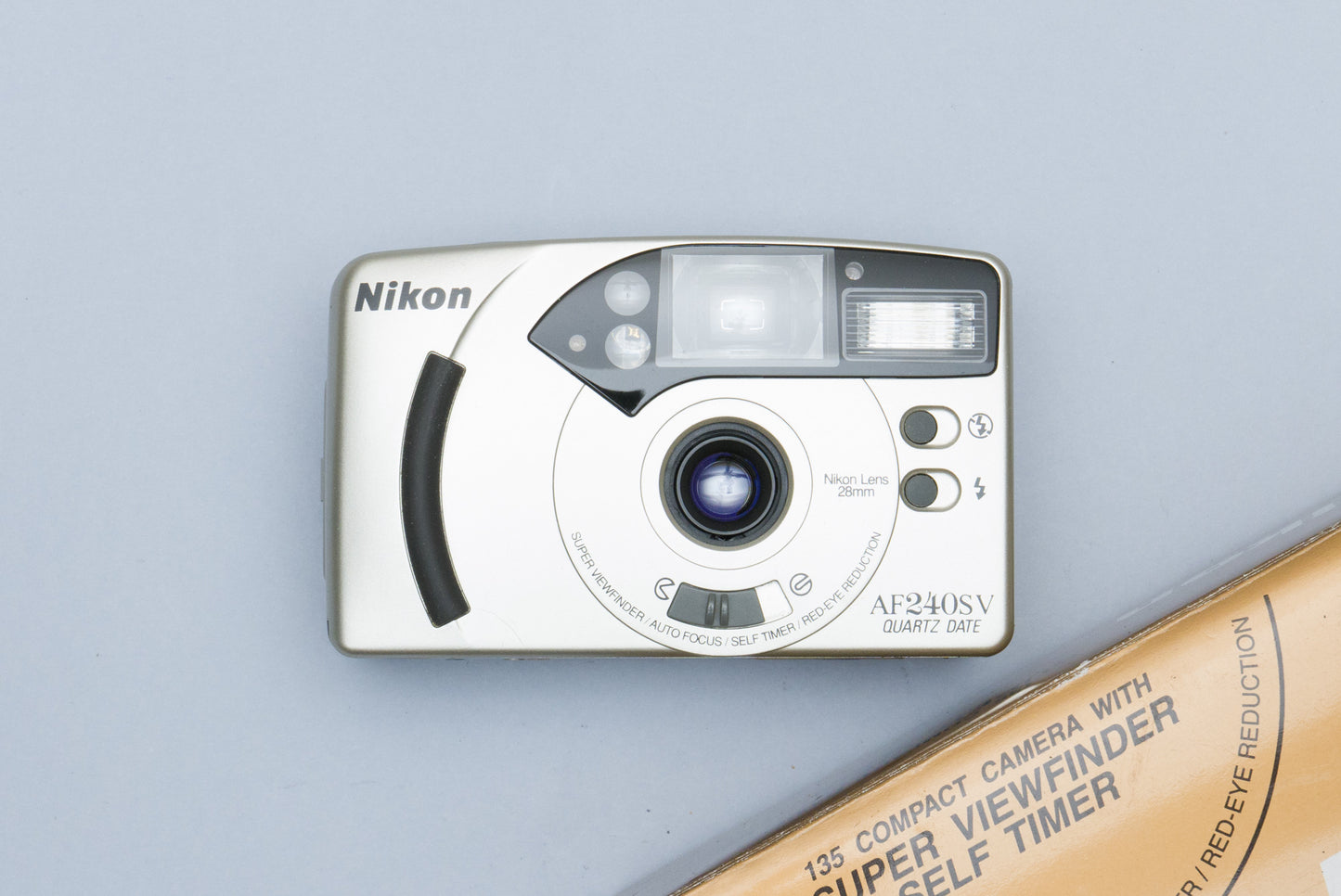 Nikon AF240SV Box Compact 35mm Point and Shoot Film Camera
