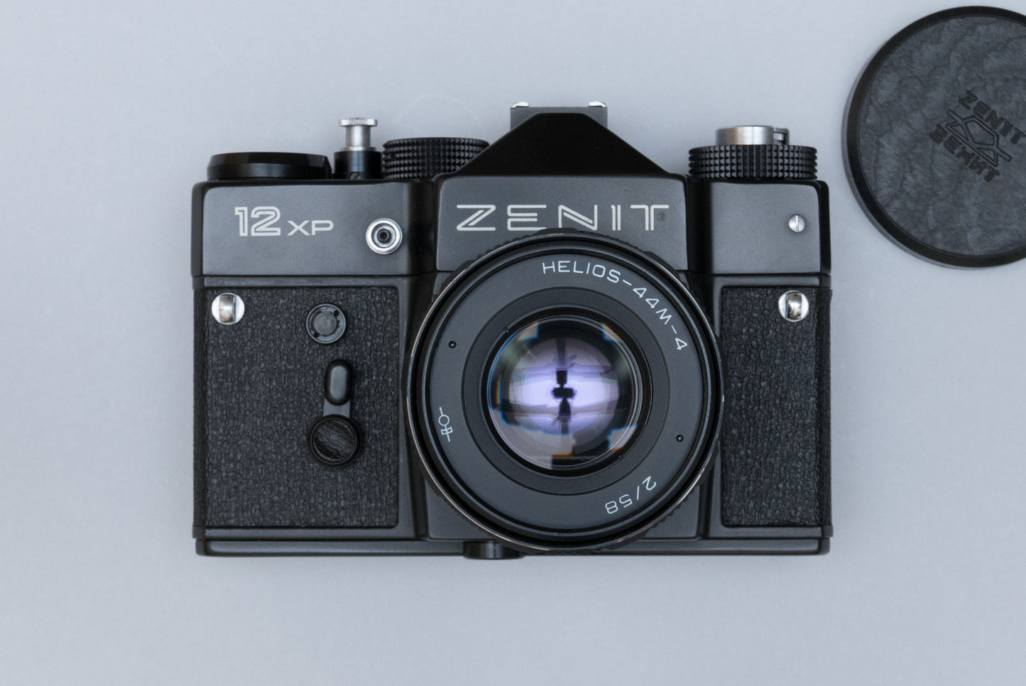 Zenit 12 XP Vintage SLR 35mm Film Camera with Helios 44M-4 Lens