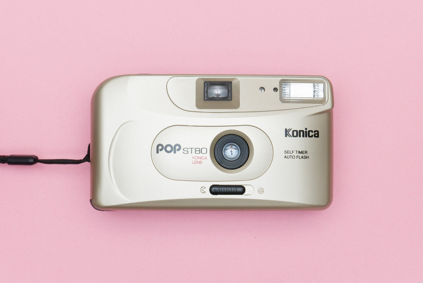 Konica POP ST80 35mm Compact Point and Shoot Film Camera