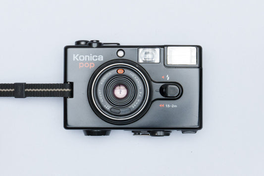 Konica POP Hexanon 35mm Compact Point and Shoot Film Camera