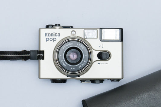 Konica POP SILVER 35mm Compact Point and Shoot Film Camera