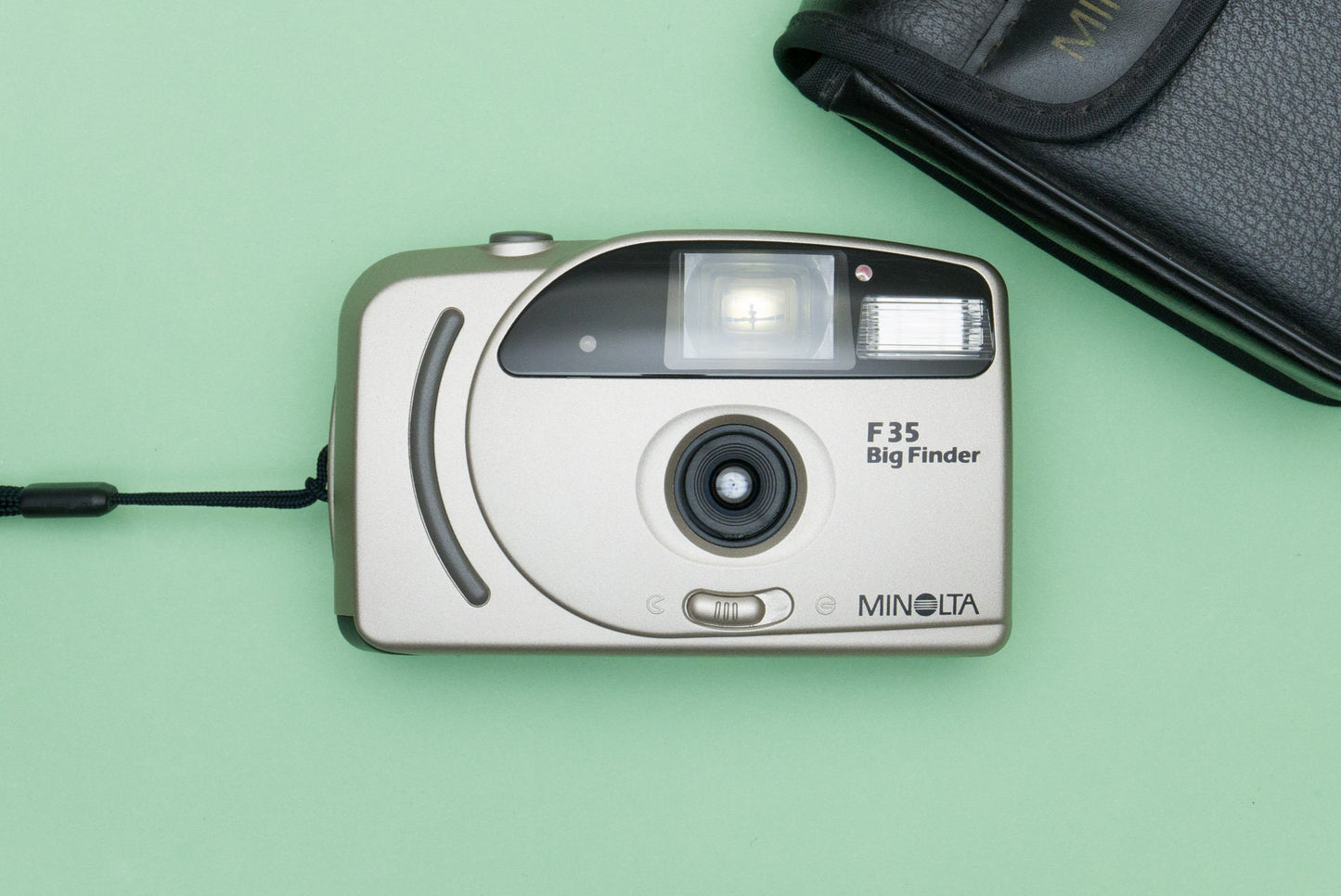 Minolta F35 Big Finder Compact 35mm Point and Shoot Film Camera