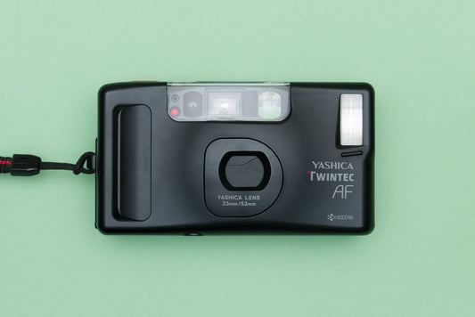 Yashica TWINTEC AF Tele/Wide Double Focus Point and Shoot 35mm Compact Film Camera