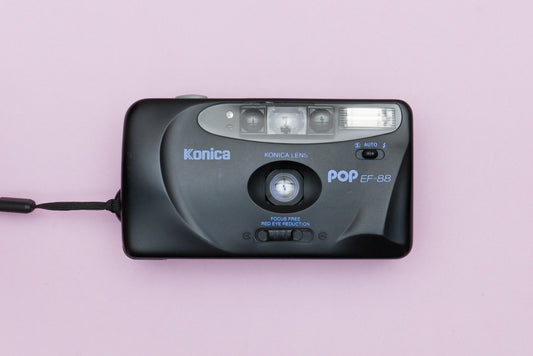 Konica POP EF-88 35mm Compact Point and Shoot Film Camera