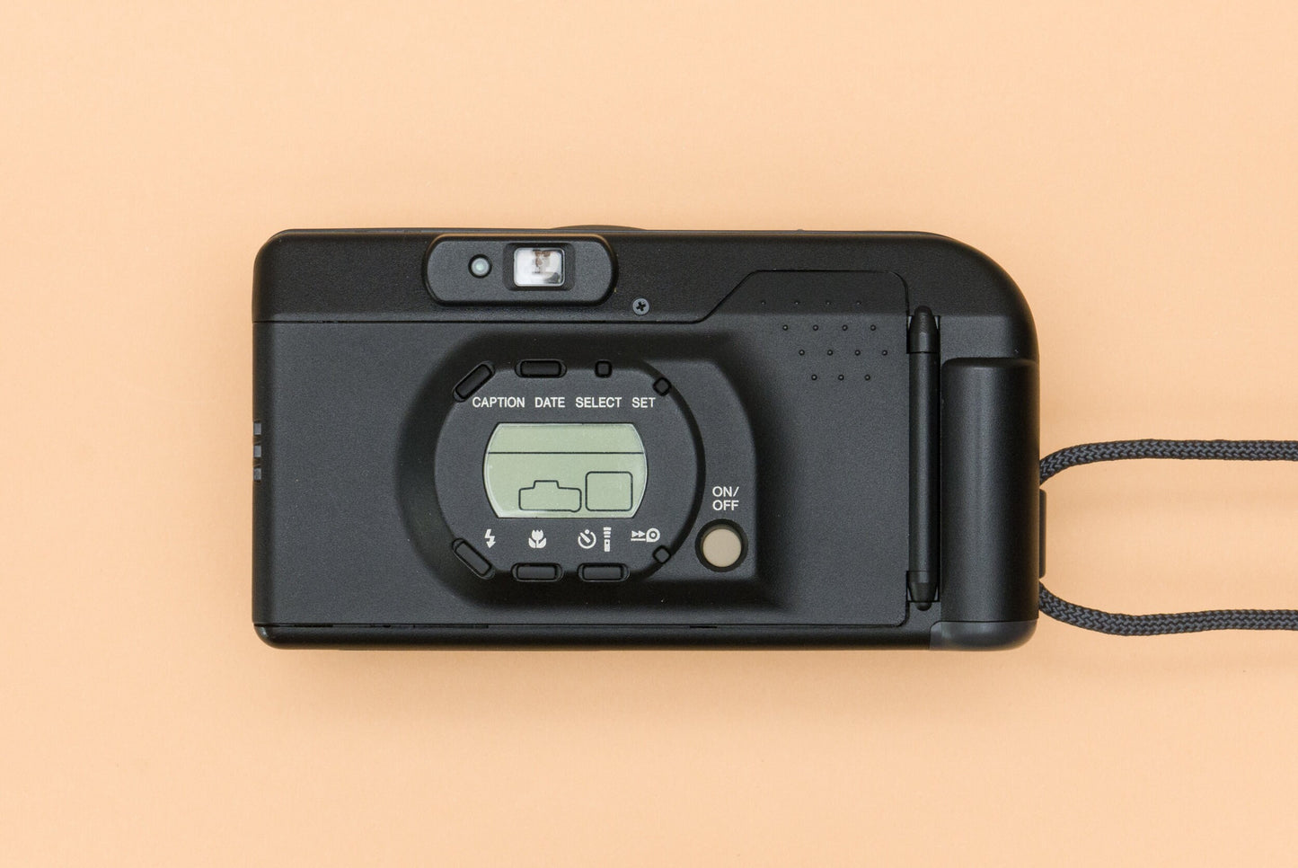 Canon Prima Zoom Mini Caption Compact Point and Shoot 35mm Film Camera