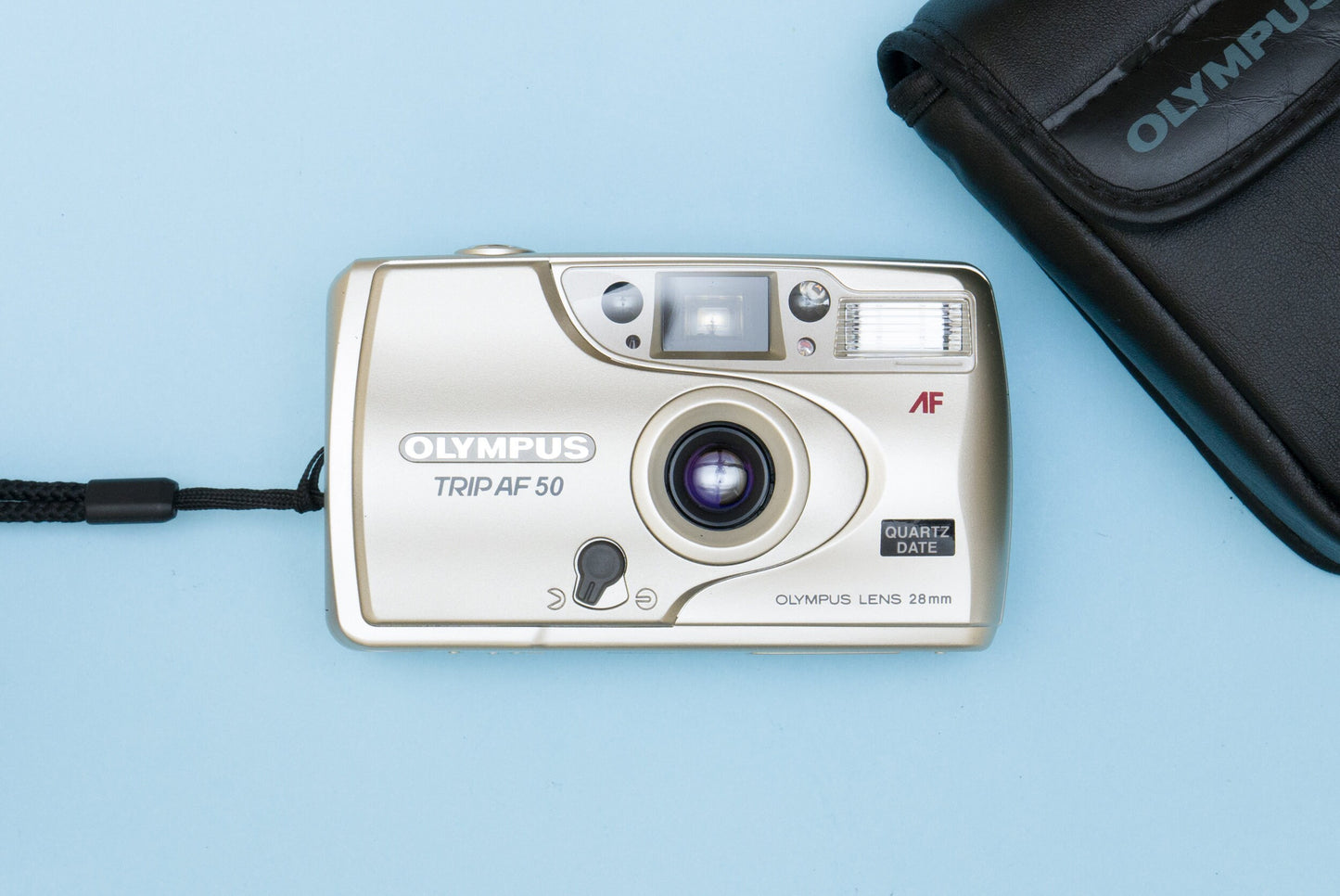 Olympus Trip AF 50 QUARTZDATE Compact 35mm Point and Shoot Film Camera