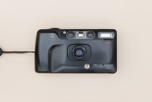 Minolta Riva MINI QD Freedom Escort Compact 35mm Point and Shoot Film Camera