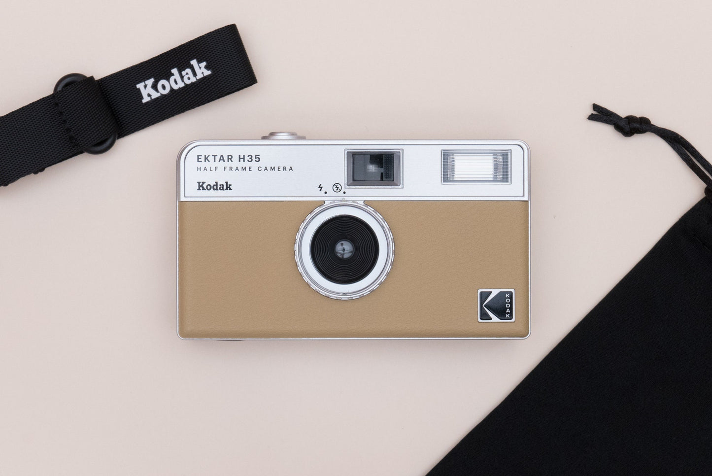 KODAK Ektar H35 Half-Frame Analog 35mm Reusable Film Camera Sand