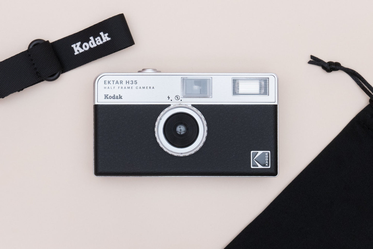 KODAK Ektar H35 Half-Frame Analog 35mm Reusable Film Camera Black