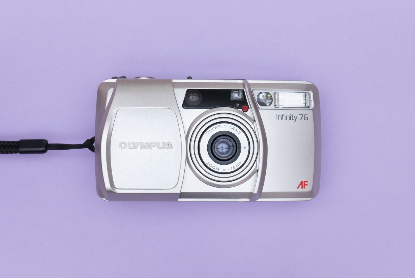 Olympus Infinity 76 Superzoom 35mm Point and Shoot Compact Film Camera