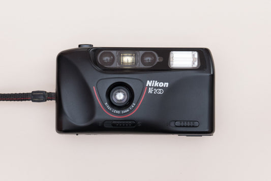 Nikon AF200 Compact Point and Shoot 35mm Film Camera