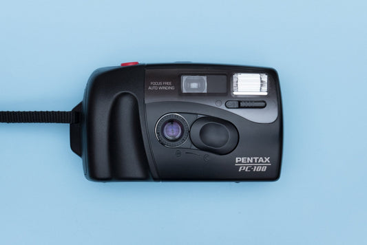 Pentax PC-100 Compact Point and Shoot 35mm Film Camera