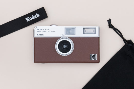 KODAK Ektar H35 Half-Frame Analog 35mm Reusable Film Camera Brown