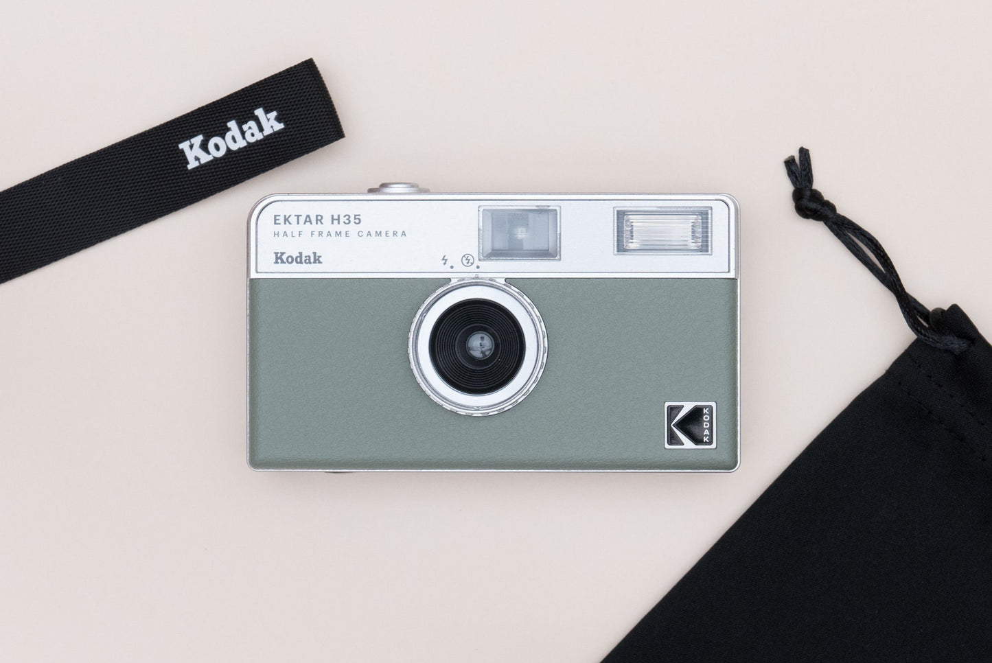 KODAK Ektar H35 Half-Frame Analog 35mm Reusable Film Camera Sage Green