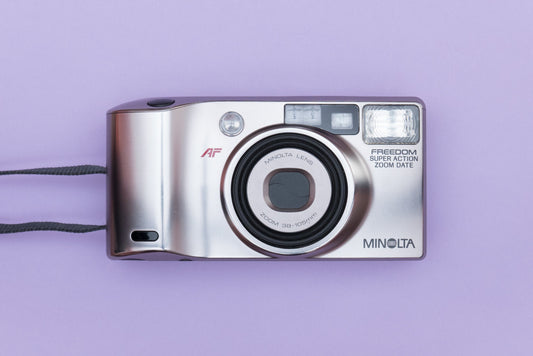 Minolta Freedom Super Action Compact 35mm Point and Shoot Film Camera