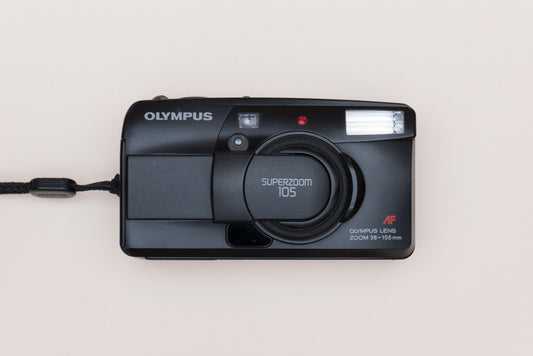 Olympus Superzoom 105 Point and Shoot 35mm Compact Film Camera