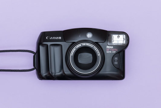 Canon Prima BF Twin Compact Point and Shoot 35mm Film Camera