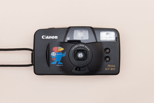 Canon Prima BF-80 France '98 Compact Point and Shoot 35mm Film Camera