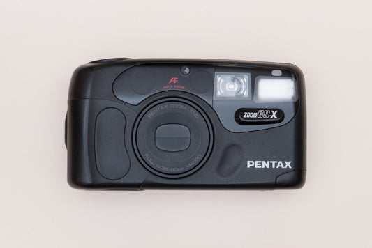 Pentax Zoom 60-X Point and Shoot 35mm Compact Film Camera