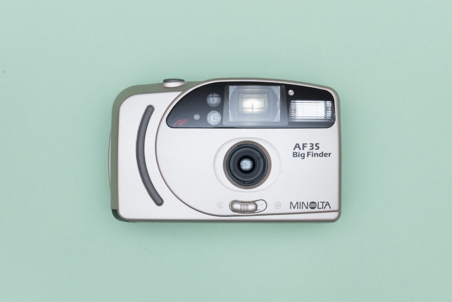 Minolta AF35 Big Finder Compact 35mm Point and Shoot Film Camera