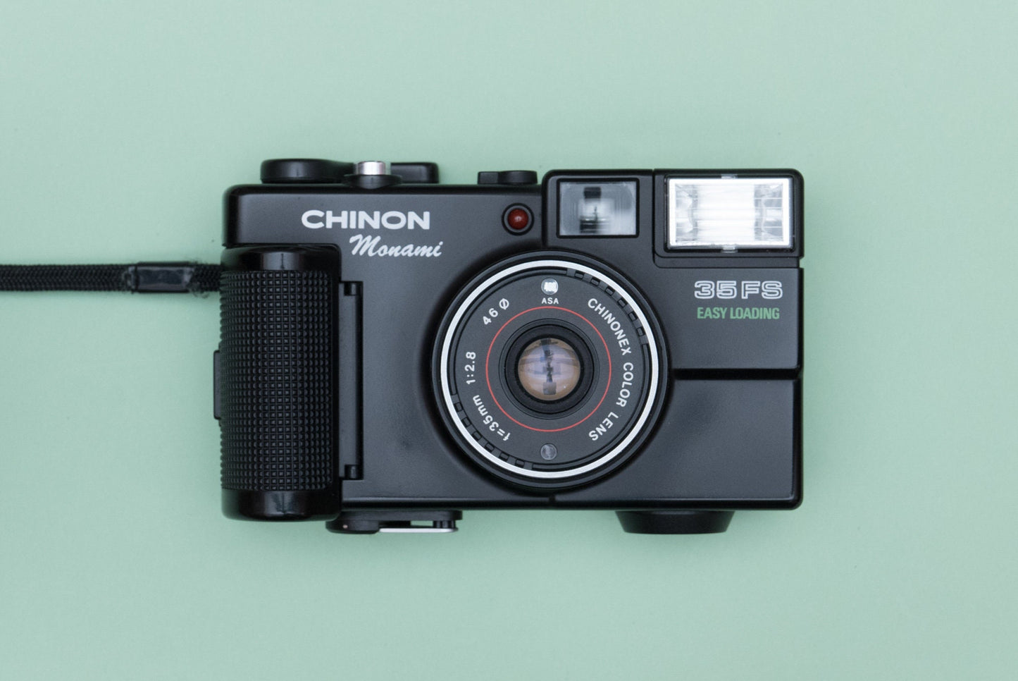 Chinon Monami 35 FS Compact 35mm Film Camera Point and Shoot