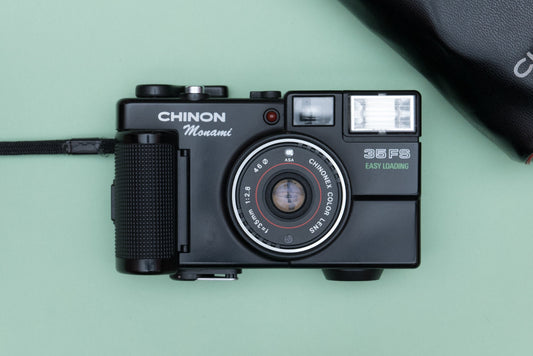 Chinon Monami 35 FS Compact 35mm Film Camera Point and Shoot