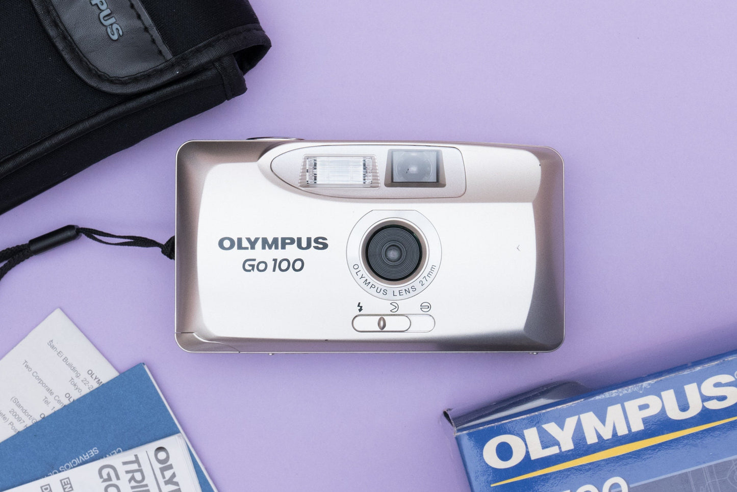 Olympus GO 100 Compact 35mm Point and Shoot Film Camera