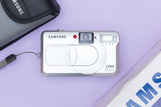 Samsung Fino 15 DLX Compact 35mm Point and Shoot Film Camera